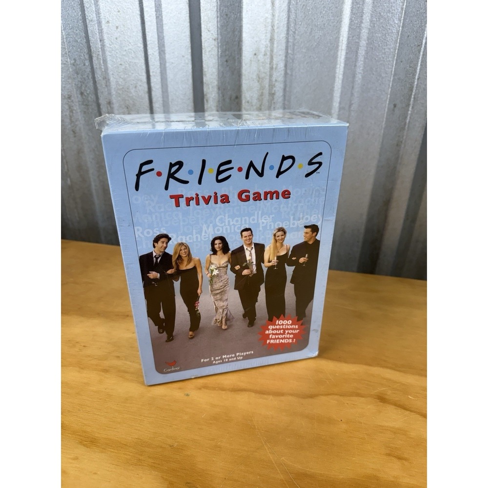 Friends TV Show Trivia 1000 Questions Game Cards Board Cardinal Sealed Box